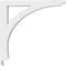 Ekena Millwork Legacy Architectural Grade PVC Bracket, 5/8"W X 6"D X 6"H BKTP01X06X06LE - alternate 3